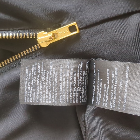 Sz XS Bebe Black Mini Dress - Picture 5 of 8